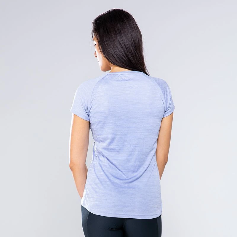 Women's Madison V-Neck T-Shirt Blue - Image 2