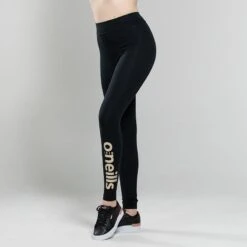 Women's Kourtney Regular Leggings Black / Gold