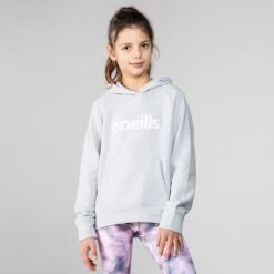 Kids' Emily Fleece Pullover Hoodie Grey / Pink