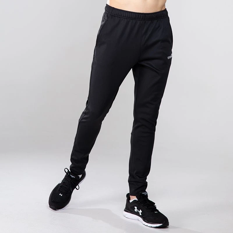 Men's Zack Fleece Skinny Tracksuit Bottoms Black - Image 3