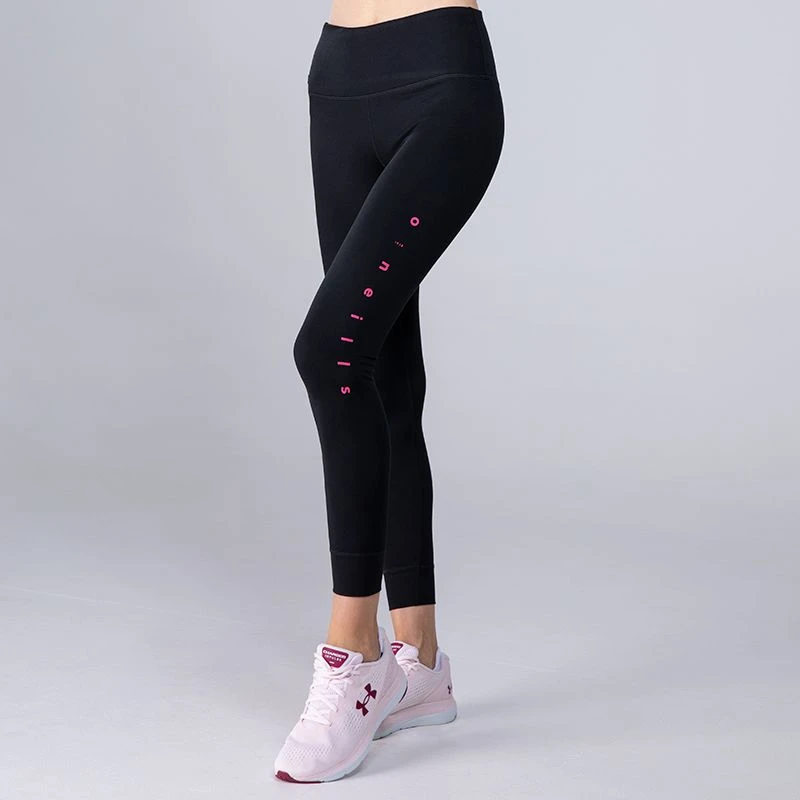 Women's Natalie Full Length Leggings Black / Pink