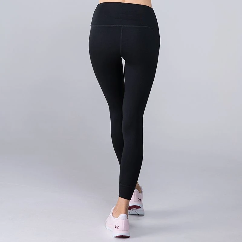Women's Natalie Full Length Leggings Black / Pink - Image 3