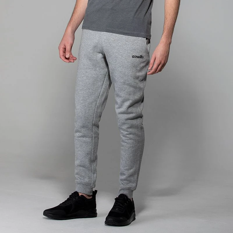 Men's Trigger Fleece Skinny Tracksuit Bottoms Grey