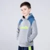 Kids' Daragh Fleece Pullover Hoodie Grey / Blue / Marine