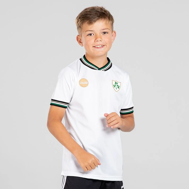 Kids' Ireland Premier Jersey Pearl White - Image 2