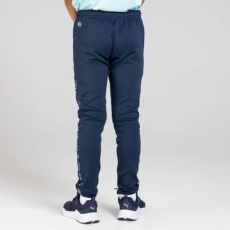 Kids' Defender Hybrid Skinny Tracksuit Bottoms Marine / Green - Image 4