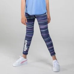 Kids' Rosie Full Length Leggings Purple / Green / Pink