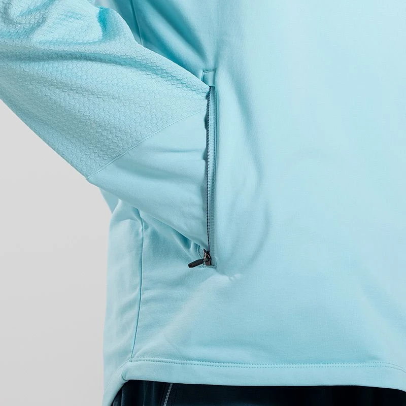 O'Neills Men's Adapt Brushed Half Zip Top Blue / Marine - Image 6