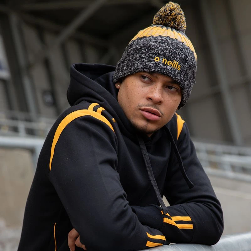 Men's Loxton Hooded Top Black / Amber - Image 2