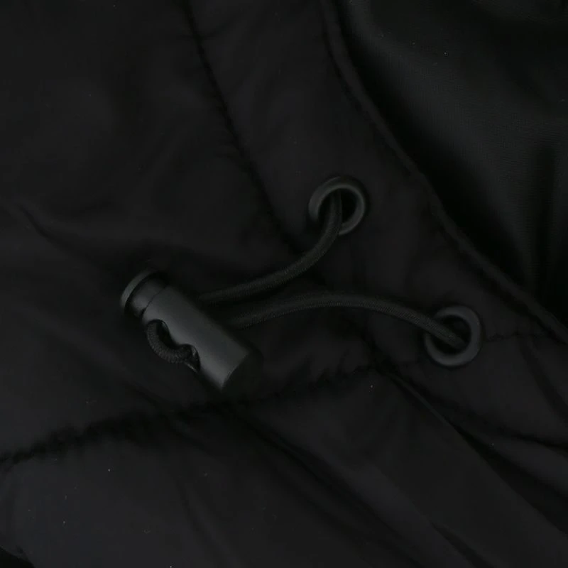 Kids' Alex Hooded Padded Jacket Black / Pink - Image 5