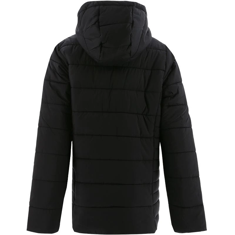 Kids' Alex Hooded Padded Jacket Black / Pink - Image 2