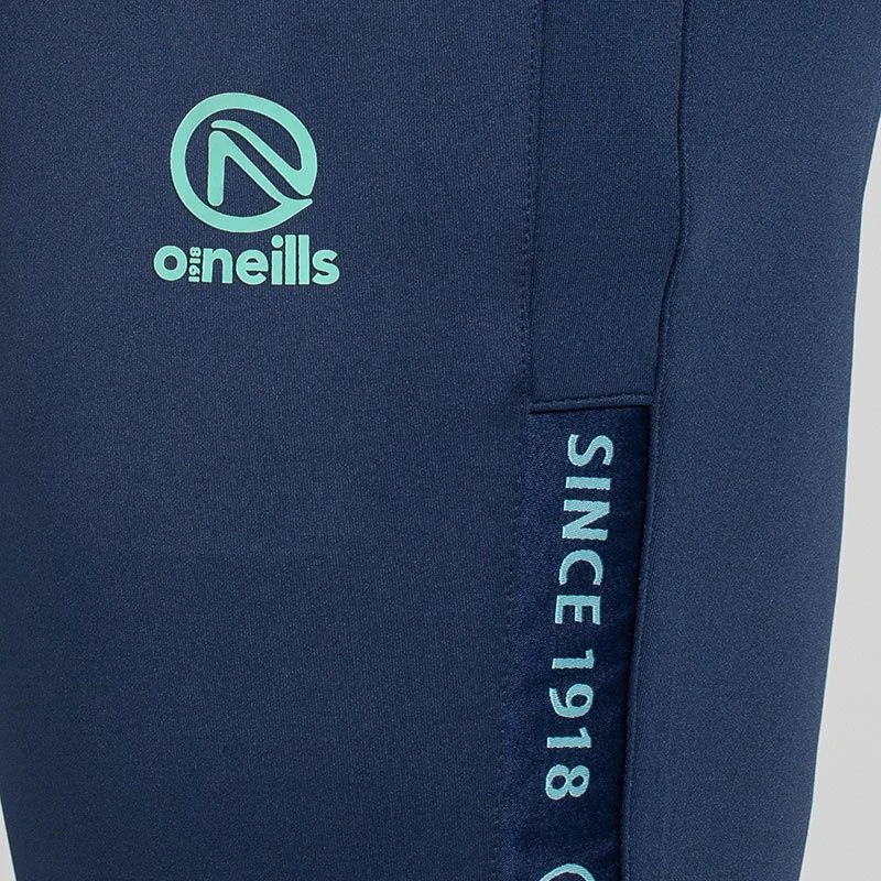 Men's Defender Hybrid Skinny Tracksuit Bottoms Marine / Green - Image 5