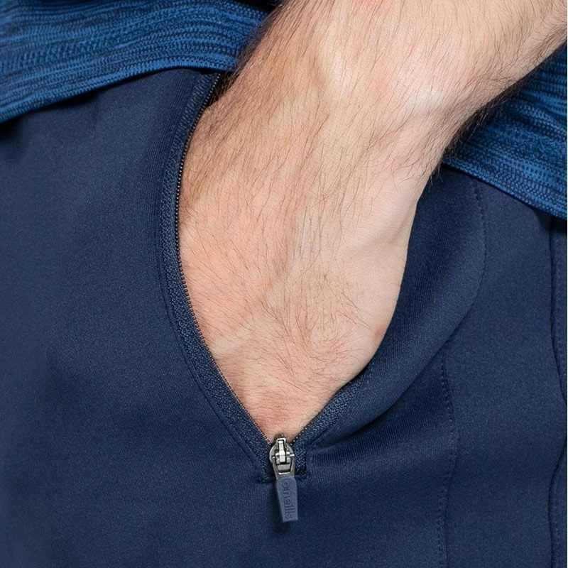 Men's Defender Hybrid Skinny Tracksuit Bottoms Marine / Green - Image 4