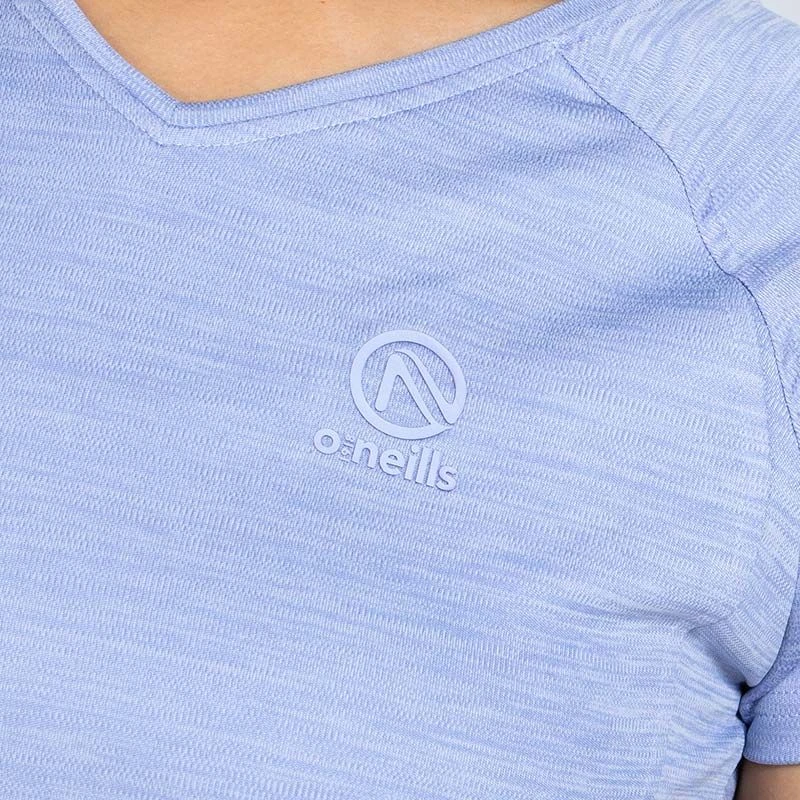 Women's Madison V-Neck T-Shirt Blue - Image 5
