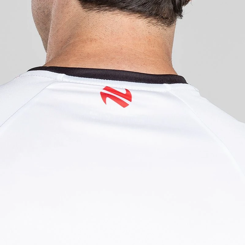 Men's Coby T-Shirt White / Black / Red - Image 5