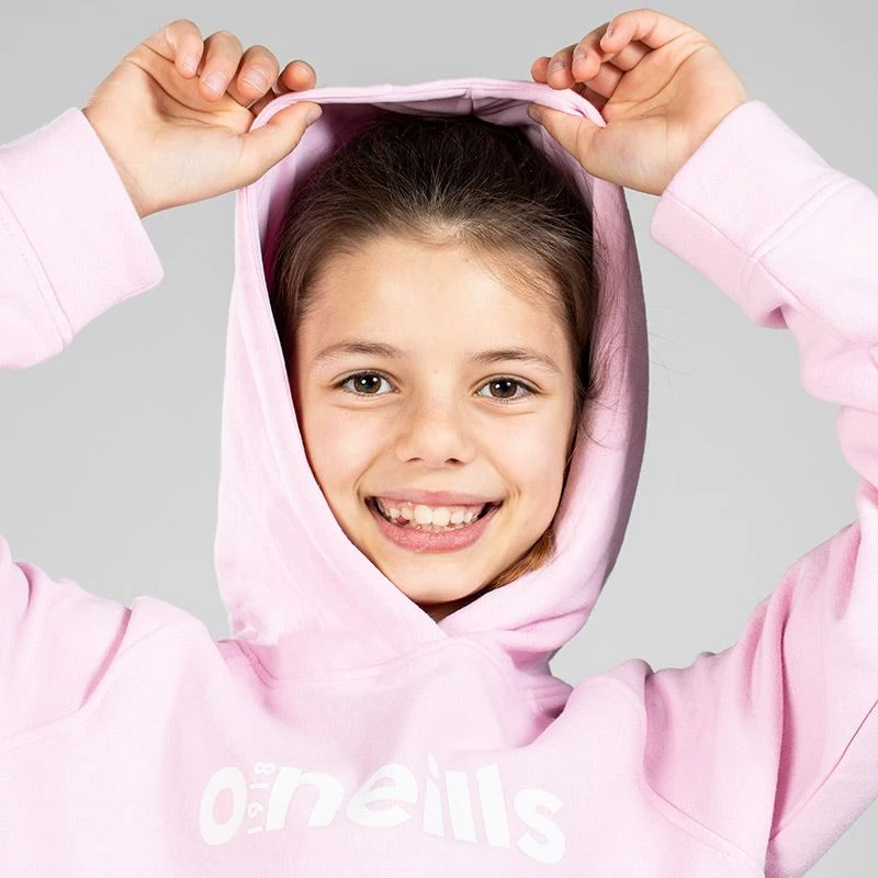 Kids' Emily Fleece Pullover Hoodie Pink - Image 3