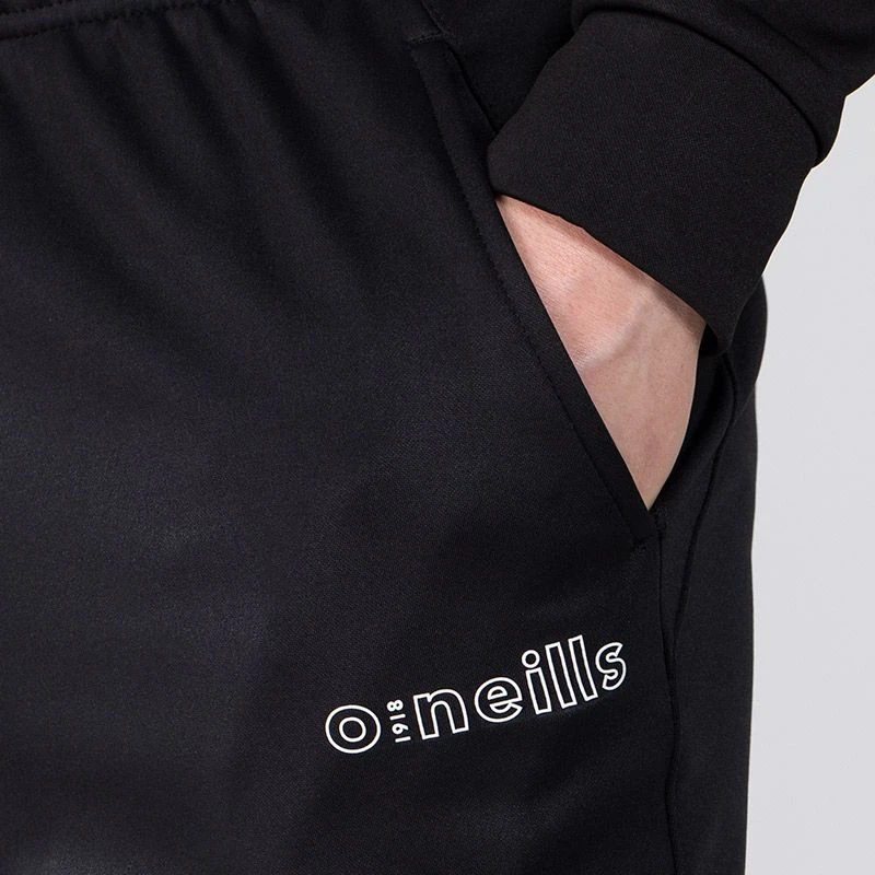 Men's Zack Fleece Skinny Tracksuit Bottoms Black - Image 5