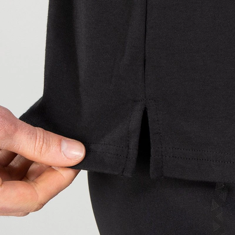 Men's Pima Cotton Polo Shirt Black - Image 6