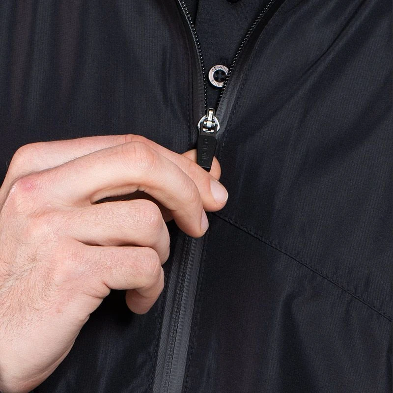 Men's Dalton Rain Jacket Black - Image 8