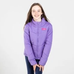 Kids' Selena Boxy Puffer Jacket Paisley Purple