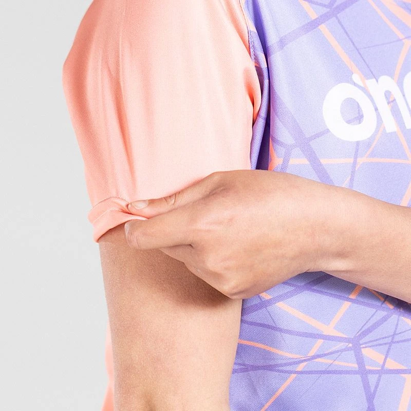 Kids' Roxane T-Shirt Orange / Purple / White - Image 3