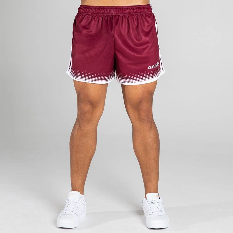 Nelson Shorts Maroon / White - Image 2