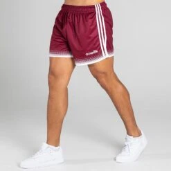 Nelson Shorts Maroon / White