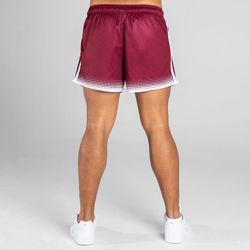 Nelson Shorts Maroon / White - Image 3