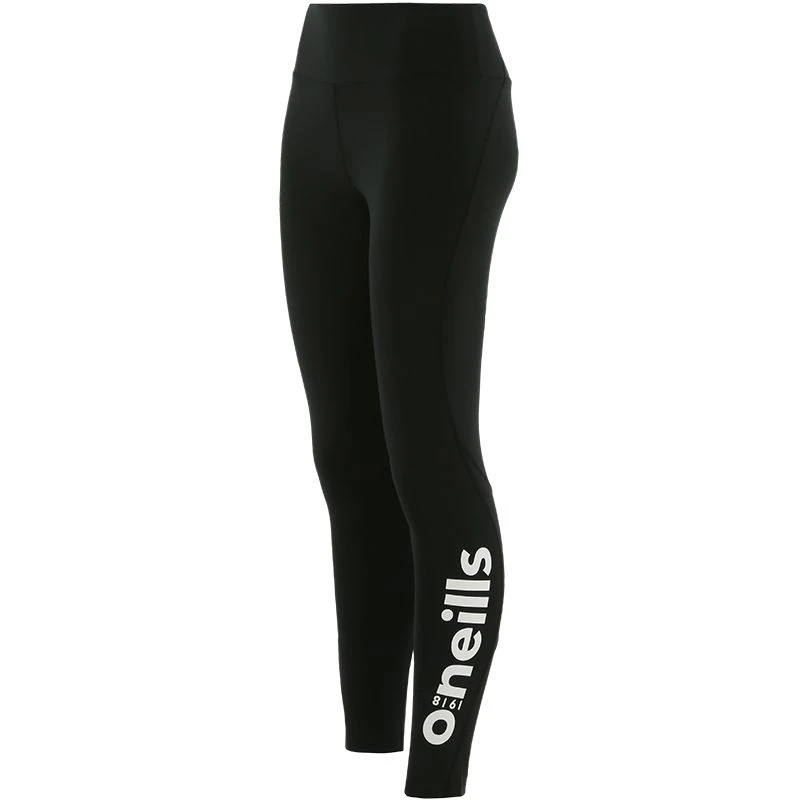 Kids' Anya 7/8 Leggings Black / White