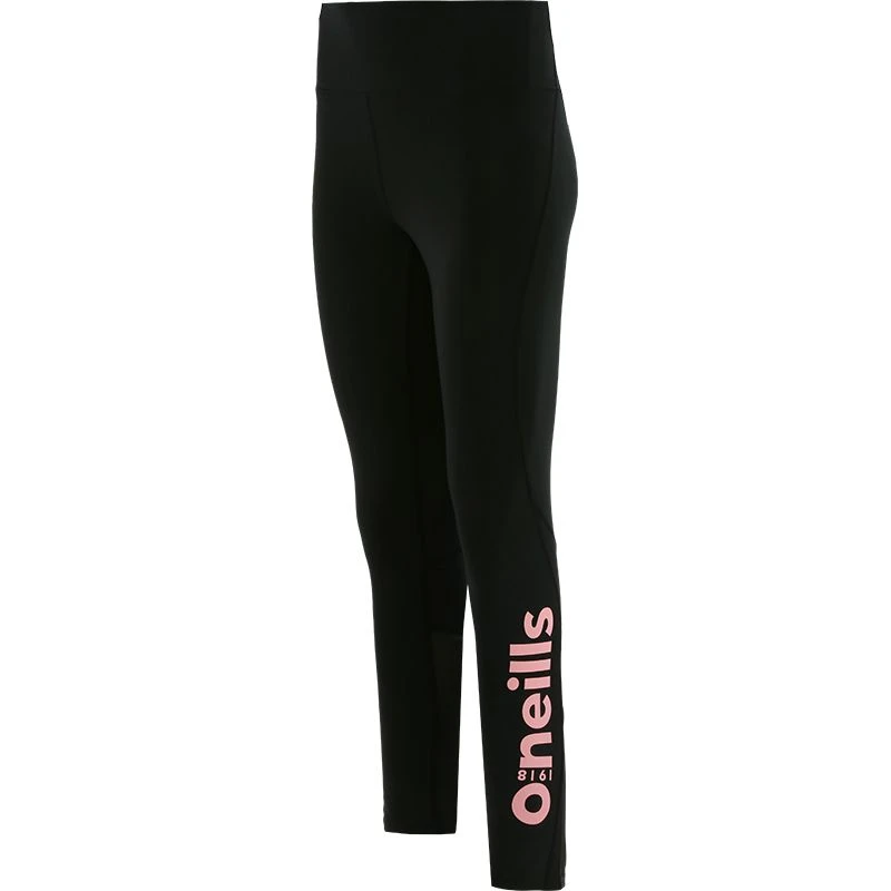 Women's Anya 7/8 Length Leggings Black / Pink - Image 4