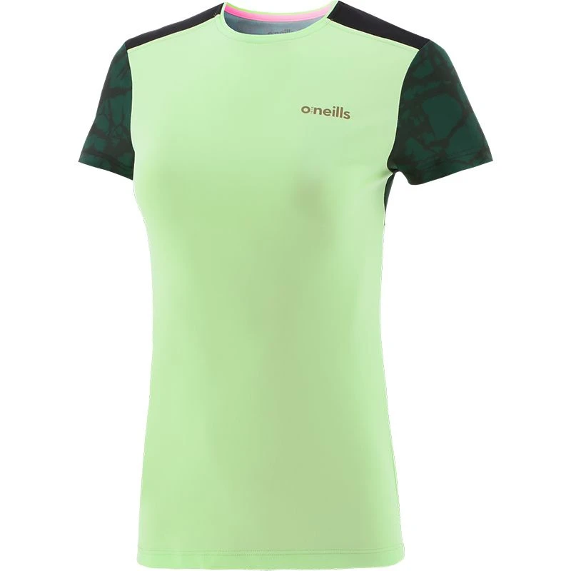 Women's Arabella T-Shirt Green / Black / Green