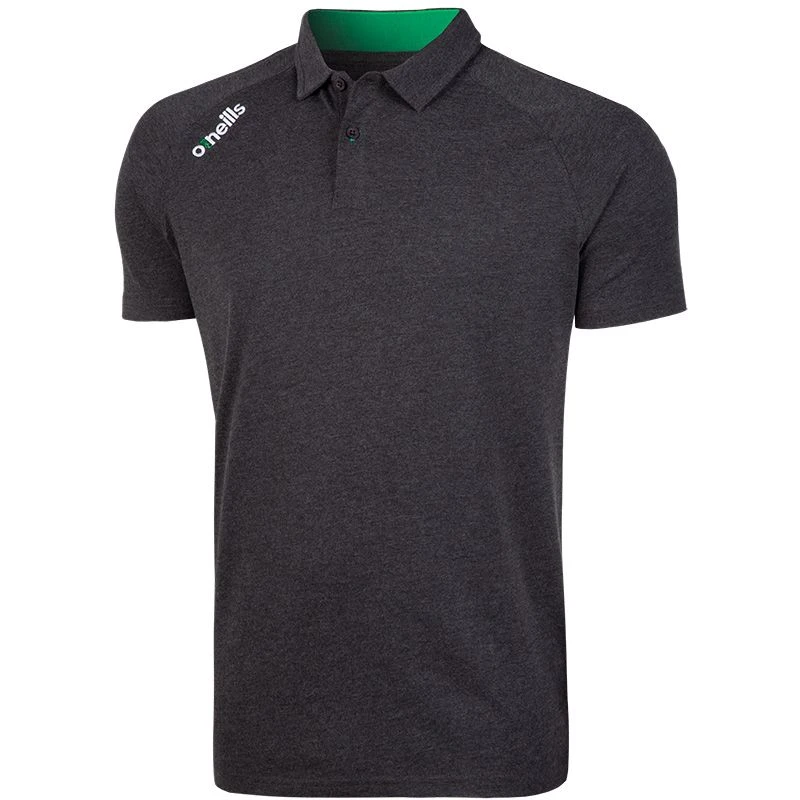 Kids' Aspen Polo Marl Black / Emerald