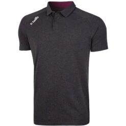 Men's Aspen Polo Marl Black / Maroon