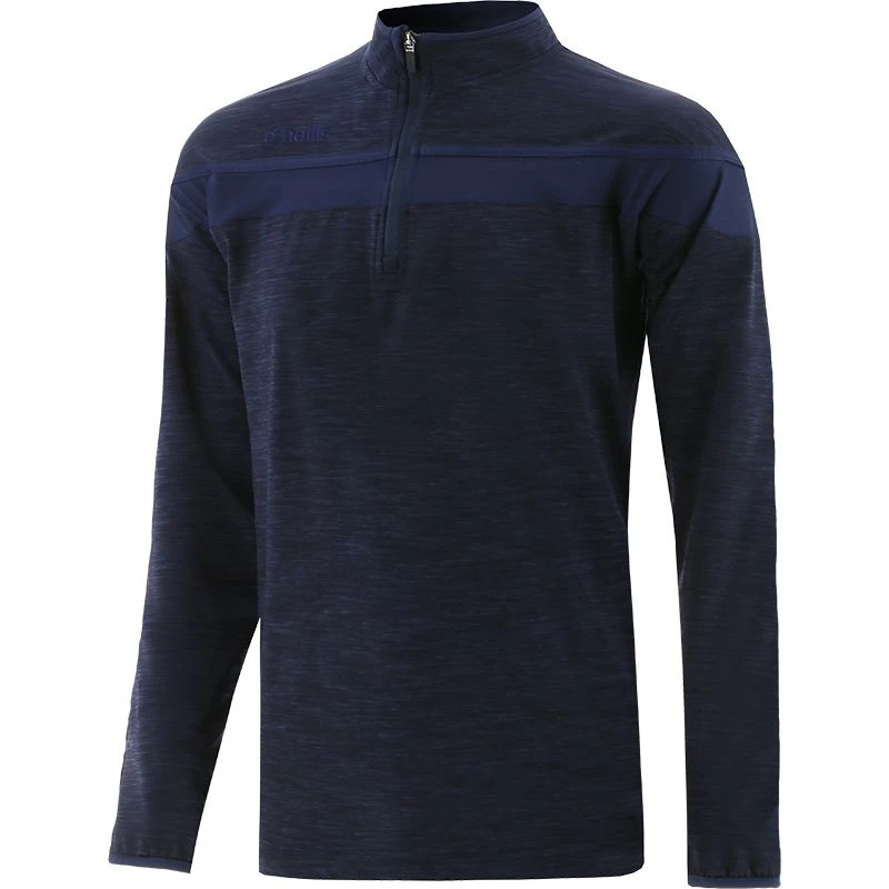 Men's Auckland Brushed Half Zip Top Marine