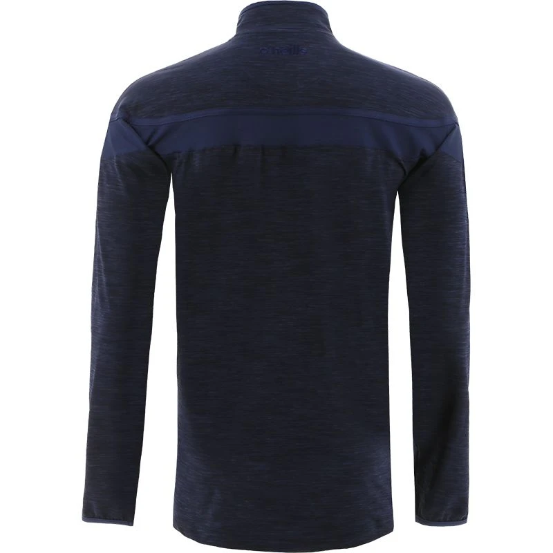 Men's Auckland Brushed Half Zip Top Marine - Image 2