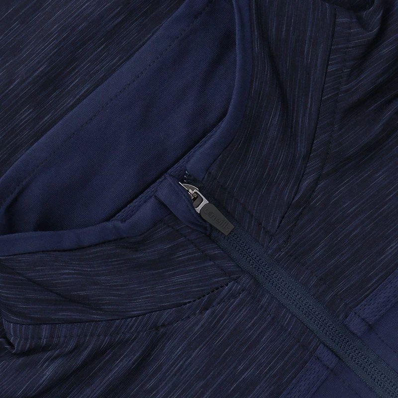 Men's Auckland Brushed Half Zip Top Marine - Image 4