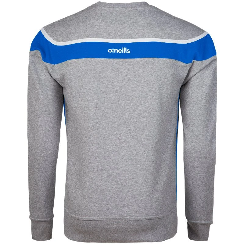 Men's Auckland Fleece Crew Neck Sweatshirt Grey / Royal / White - Image 2
