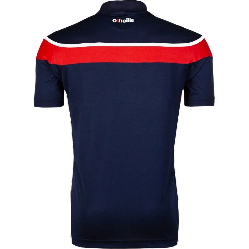 Kids' Auckland Polo Shirt Marine / Red / White - Image 2