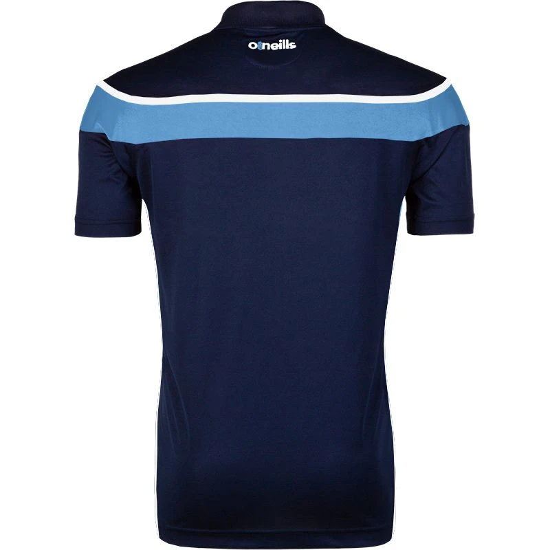Men's Auckland Polo Shirt Marine / Sky / White - Image 2