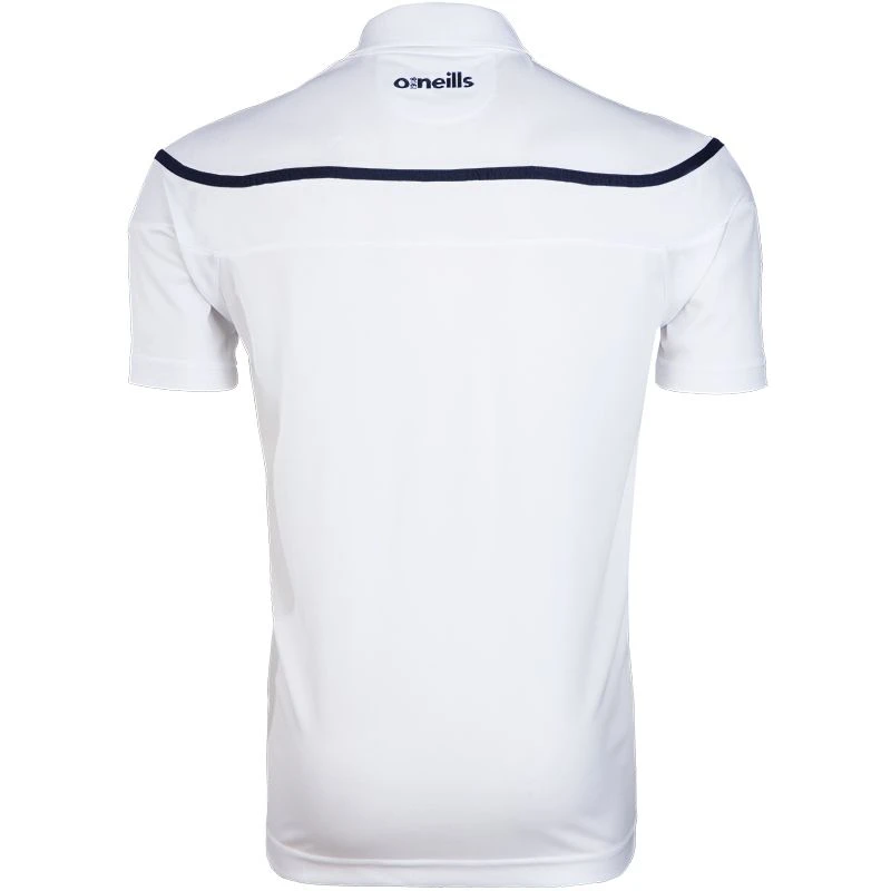Kids' Auckland Polo Shirt White / Navy - Image 2