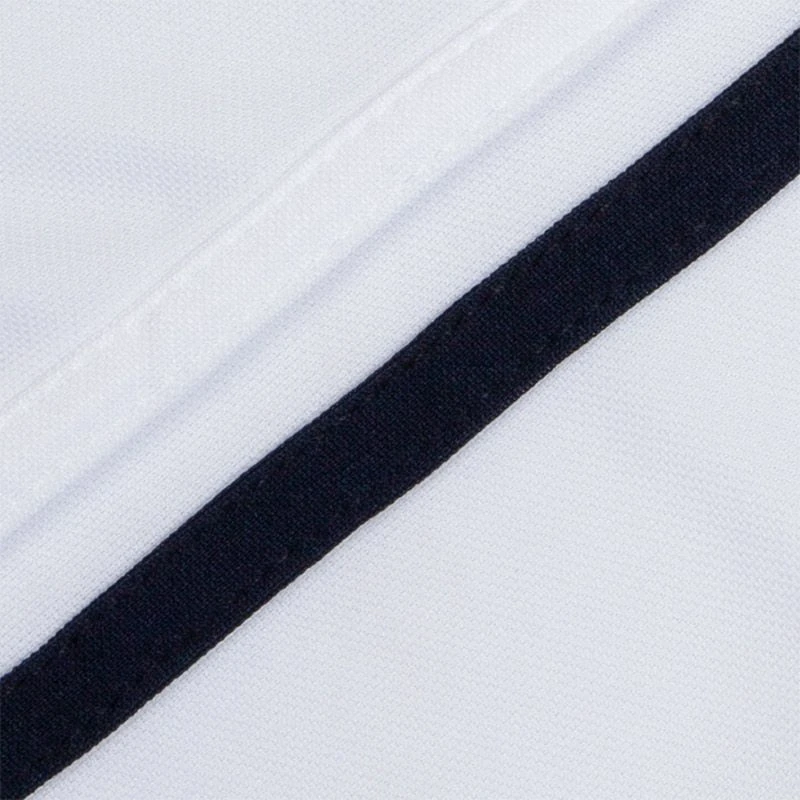 Kids' Auckland Polo Shirt White / Navy - Image 4