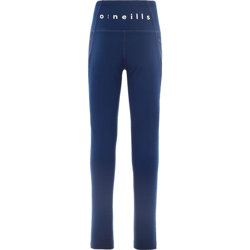 Kids' Carrie Full Length Leggings Marine / White - Image 2