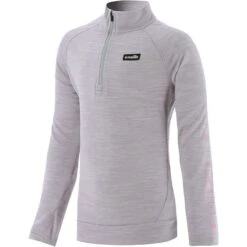 Kids' Carrie Half Zip Midlayer Top Silver / Black