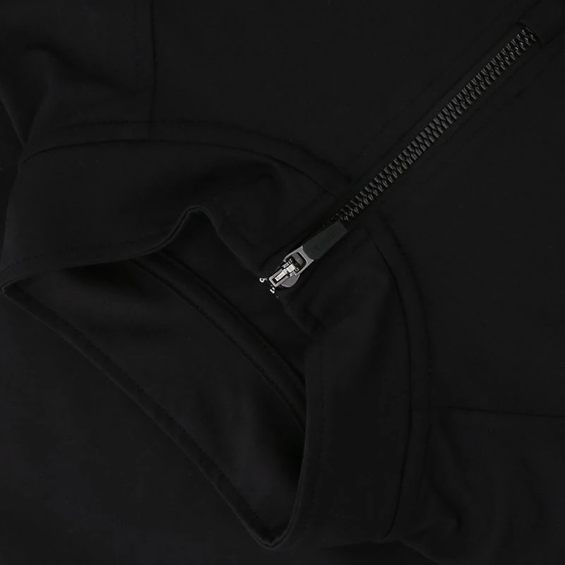 Women's Carrie Half Zip Top Black / White - Image 4
