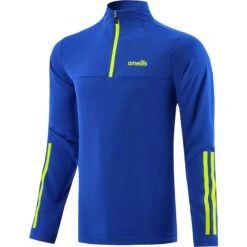 Men's Cathal Half Zip Midlayer Top Royal / Yellow