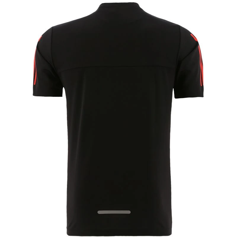 Men's Cathal T-Shirt Black / Red - Image 2