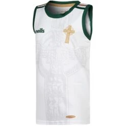 Celtic Cross Vest Kids' White