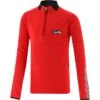 Kids' Cody Half Zip Midlayer Top Red / Black / Grey