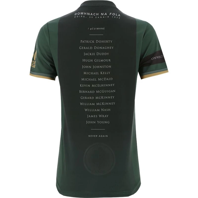 Derry Women's Fit Bloody Sunday Commemoration Jersey - Image 2