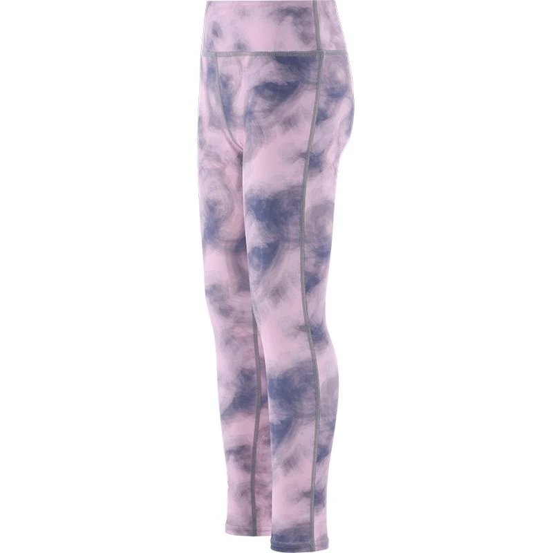 Kids' Emily Full Length Leggings Light Grey / Festival Bloom / Multi